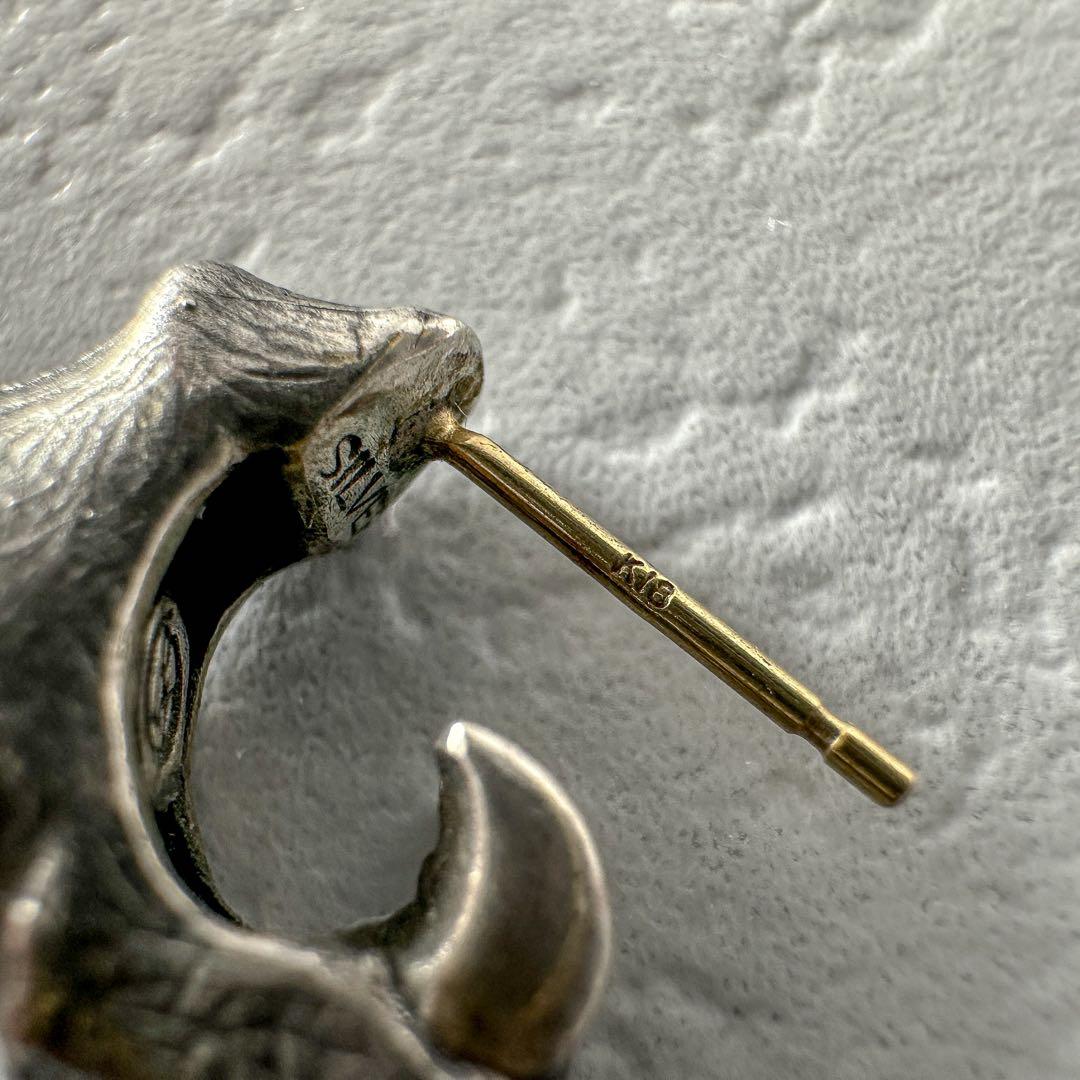 Bloody Mary　クロー　スタッド　ピアス　ポストK18　シルバー　925