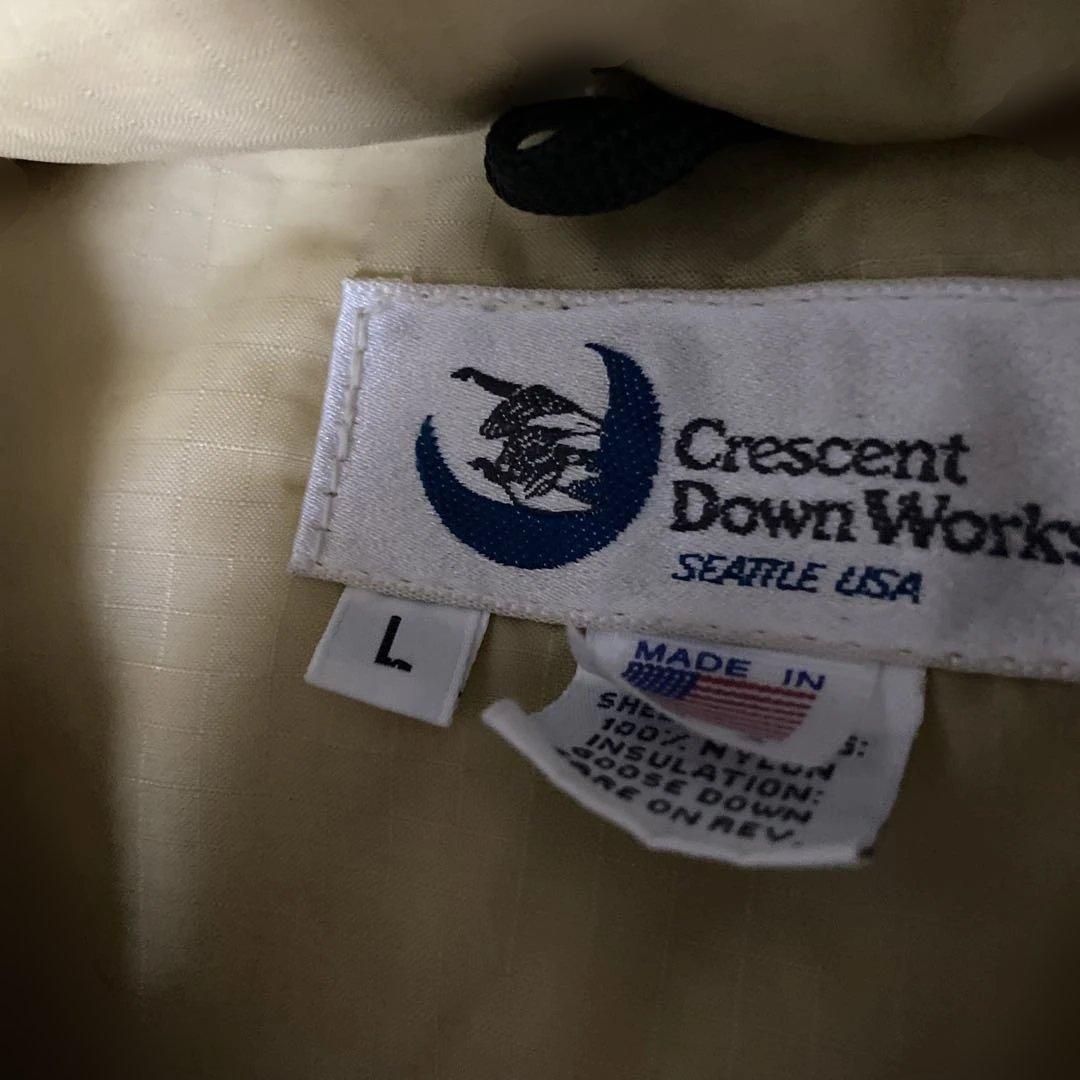Crescent Down Works ベージュ ・ダウンベスト L