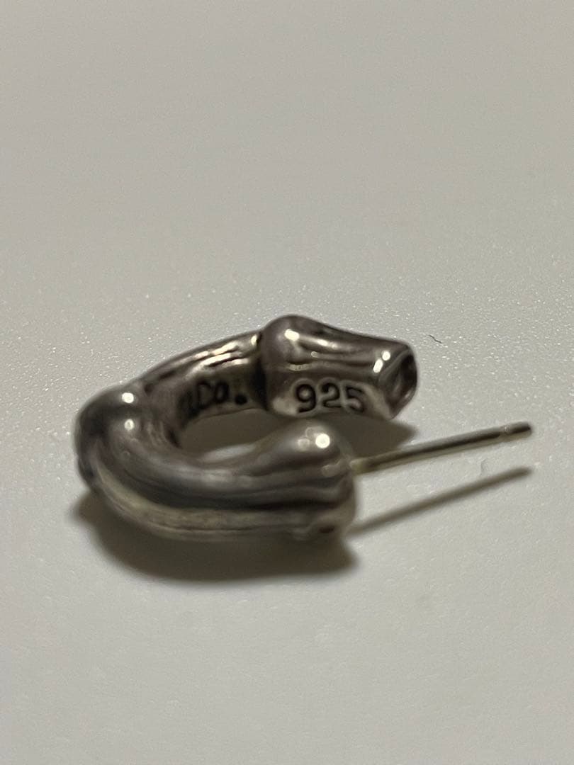 ティファニーバンブーピアス キャッチ欠品片方のみ