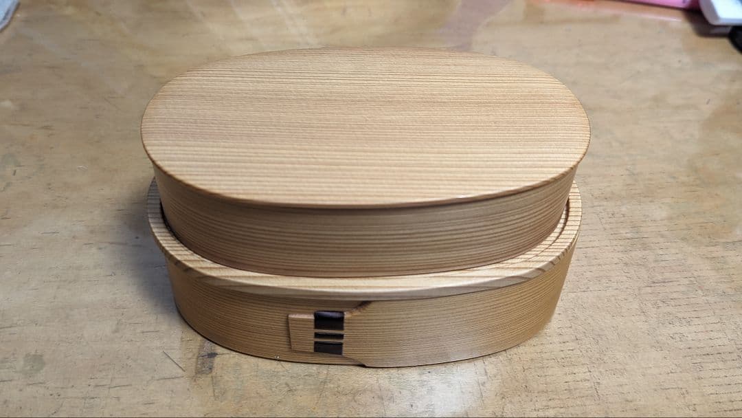 老舗 栗久/大館まげわっぱ 木製 小判型弁当箱 レディース gaako