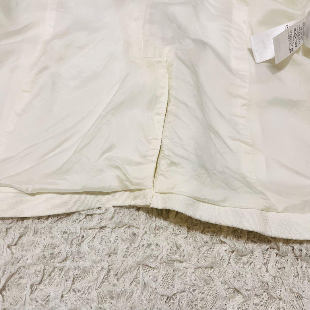 【美品】poloRalphLaurenイタリア製リネン白ジャケット現行タグM