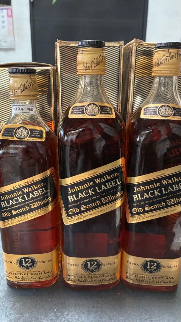 Johnnie Walker Black Label 12年　80年代