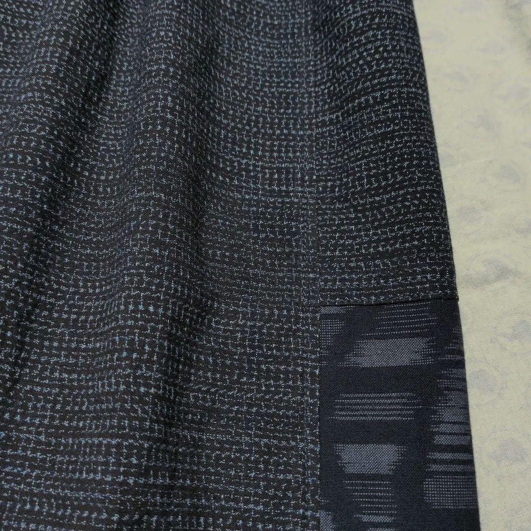 書生絣、久留米絣のワイドギャザーパンツ☆ハンドメイド