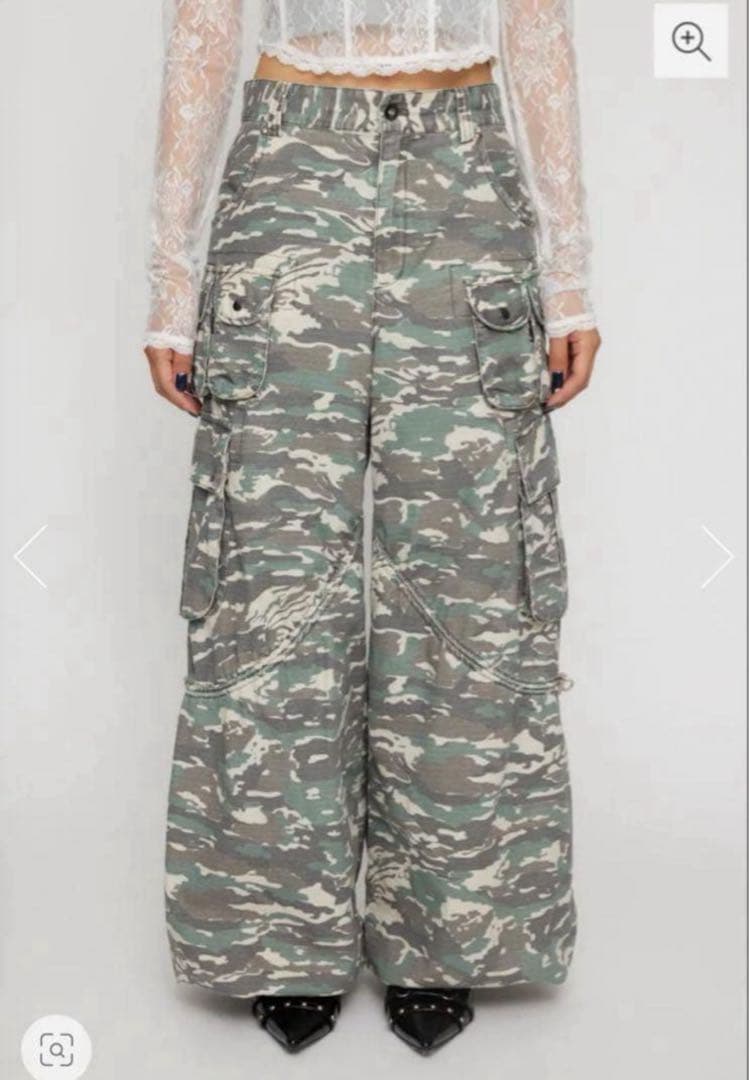 SEIRA×LAGUA CAMO CARGO PT Sサイズ