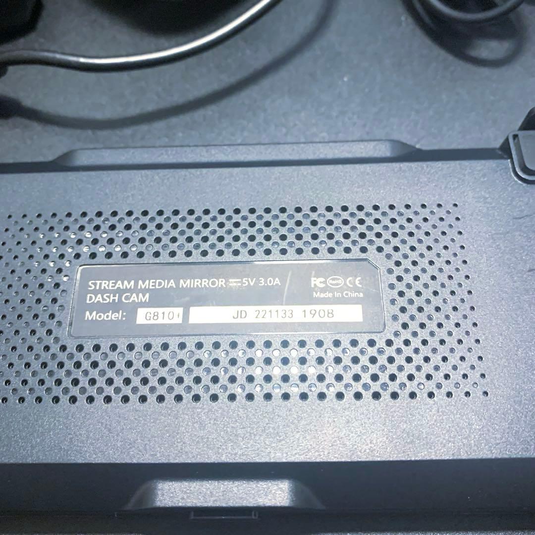 【4K】ミラー型ドライブレコーダー　JADO g810+