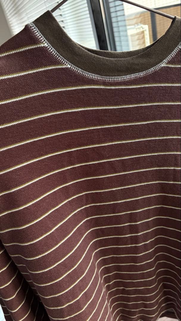 todayful ボーダーロングTシャツ