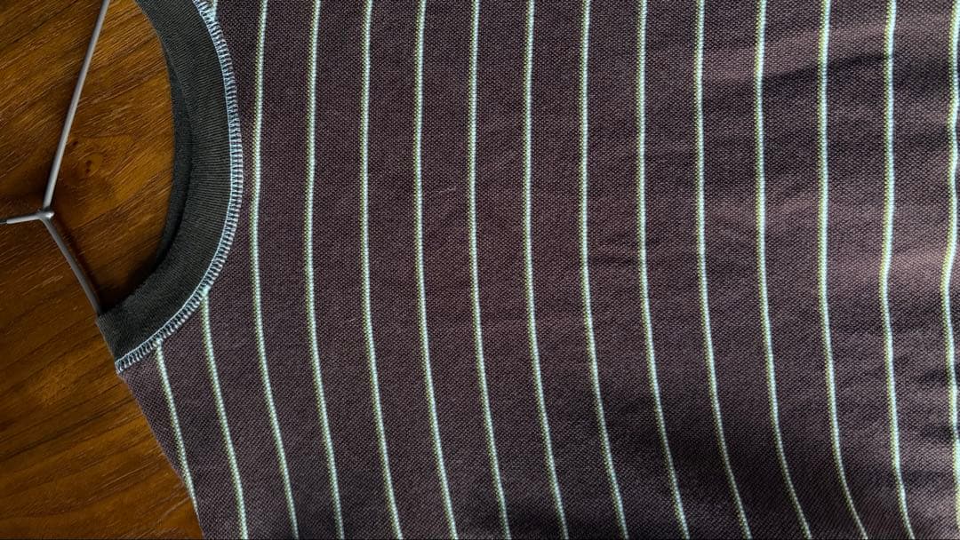 todayful ボーダーロングTシャツ