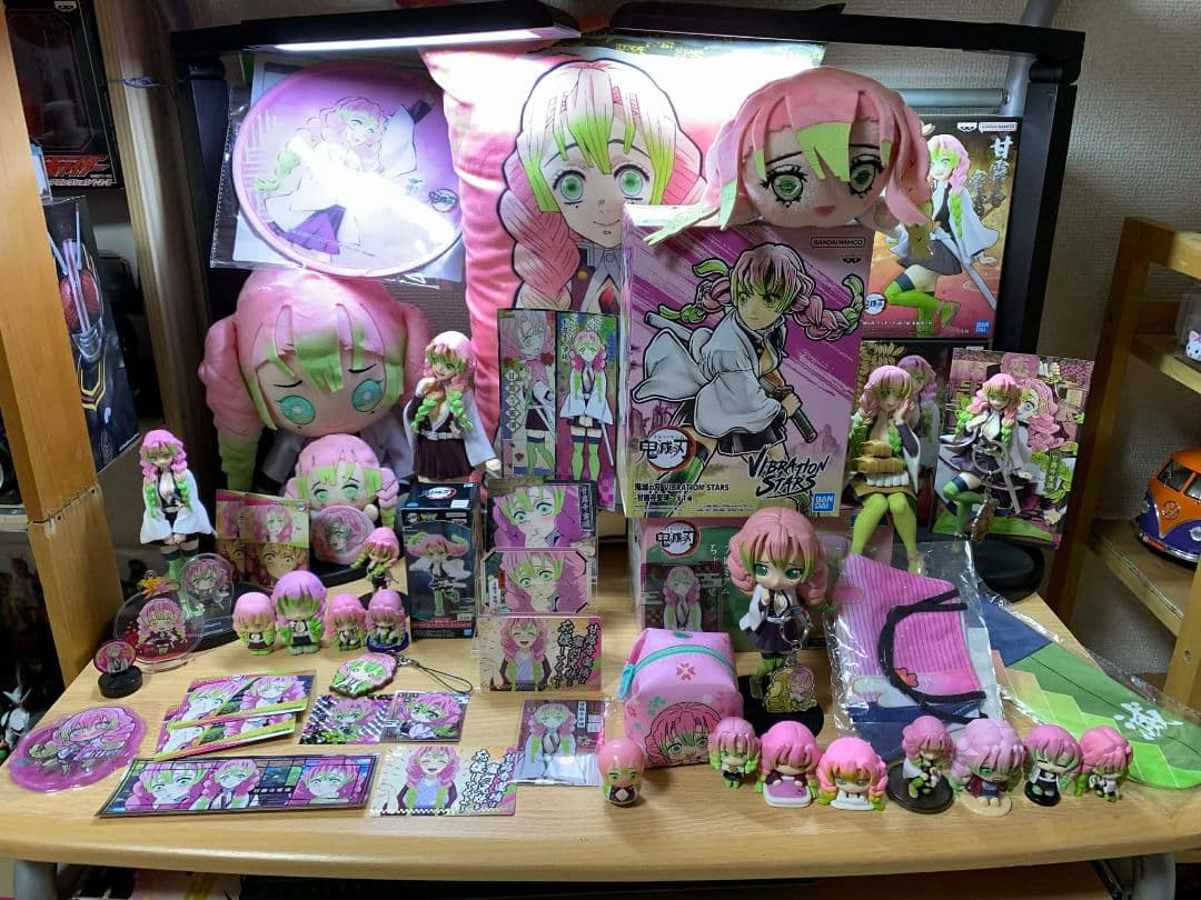 甘露寺蜜璃セット くじ ぬいぐるみ　フィギュア