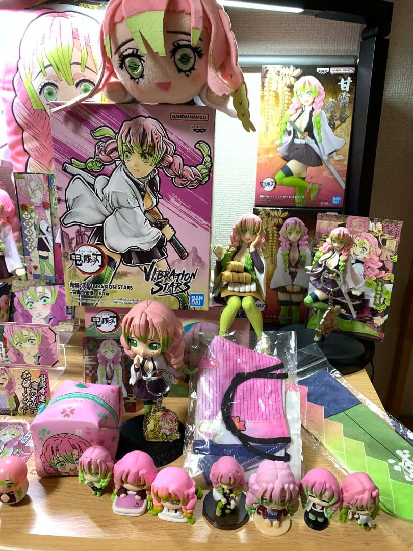 甘露寺蜜璃セット くじ ぬいぐるみ　フィギュア