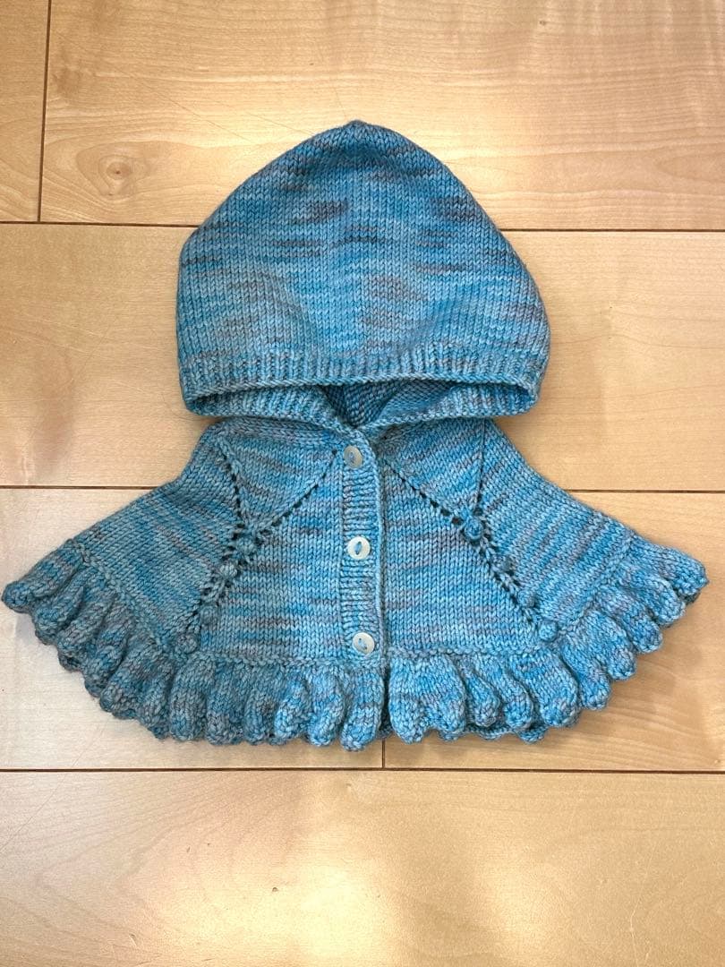 m*i様 Misha&Puff Ruffle Capelet Lake