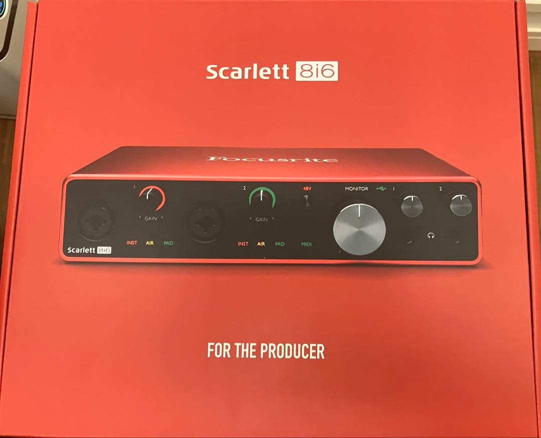 Focusrite Scarlett 8i6 3rd Gen 未使用品