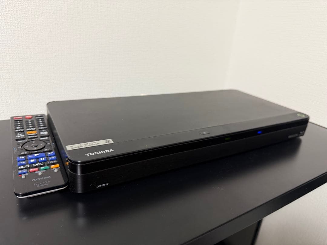 東芝 DBR-Z610 ブルーレイレコーダー HDD、DISC、USB認識確認