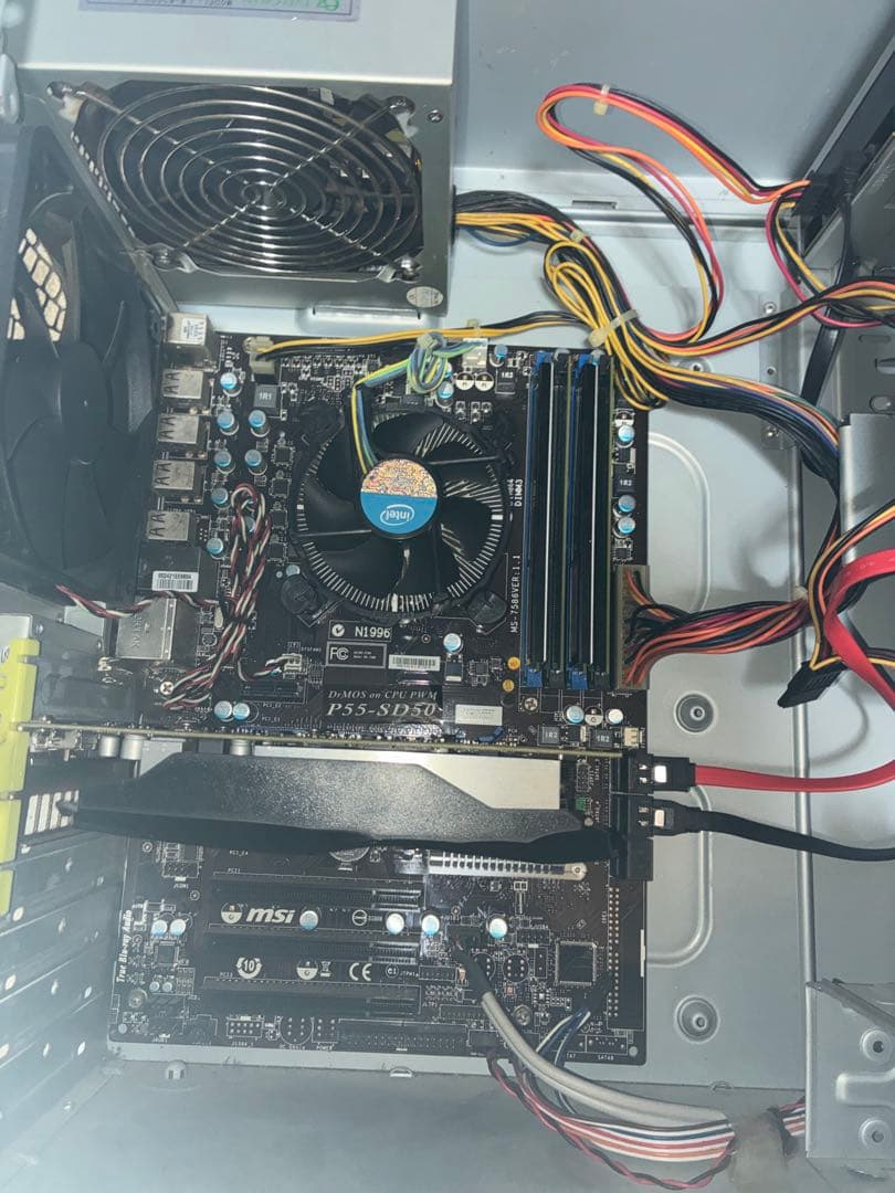 （ジャンク）i7 868 GTX1050Ti 入り古いパソコンHDDセット