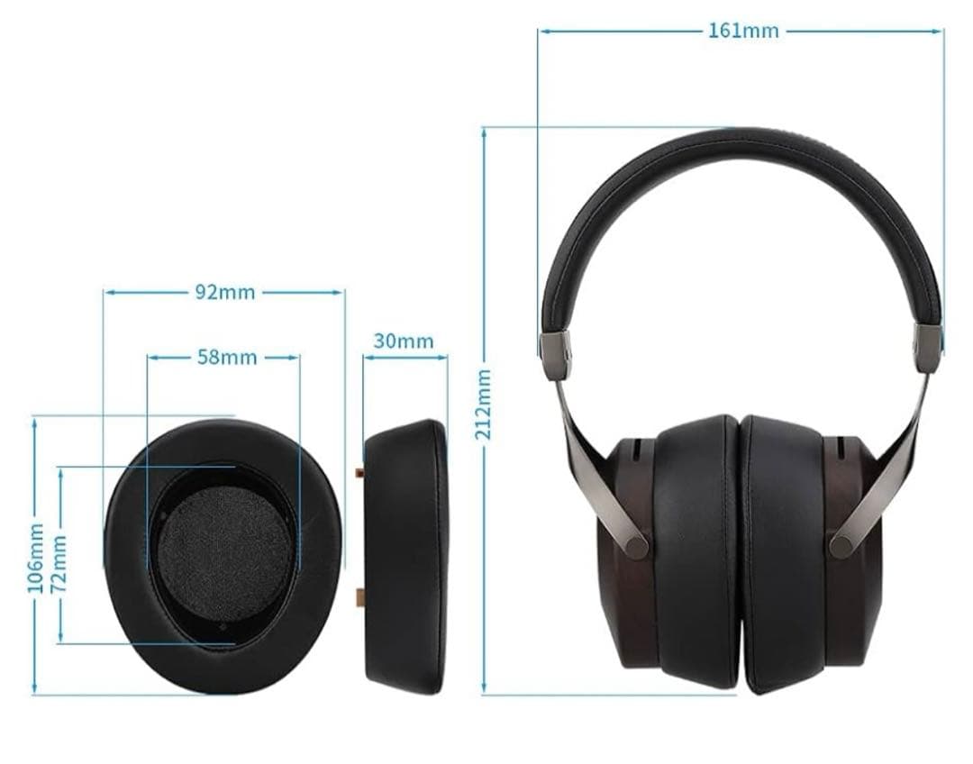 12118 SIVGA SV021 木製ハウジング有線 オーバーイヤーヘッドホン