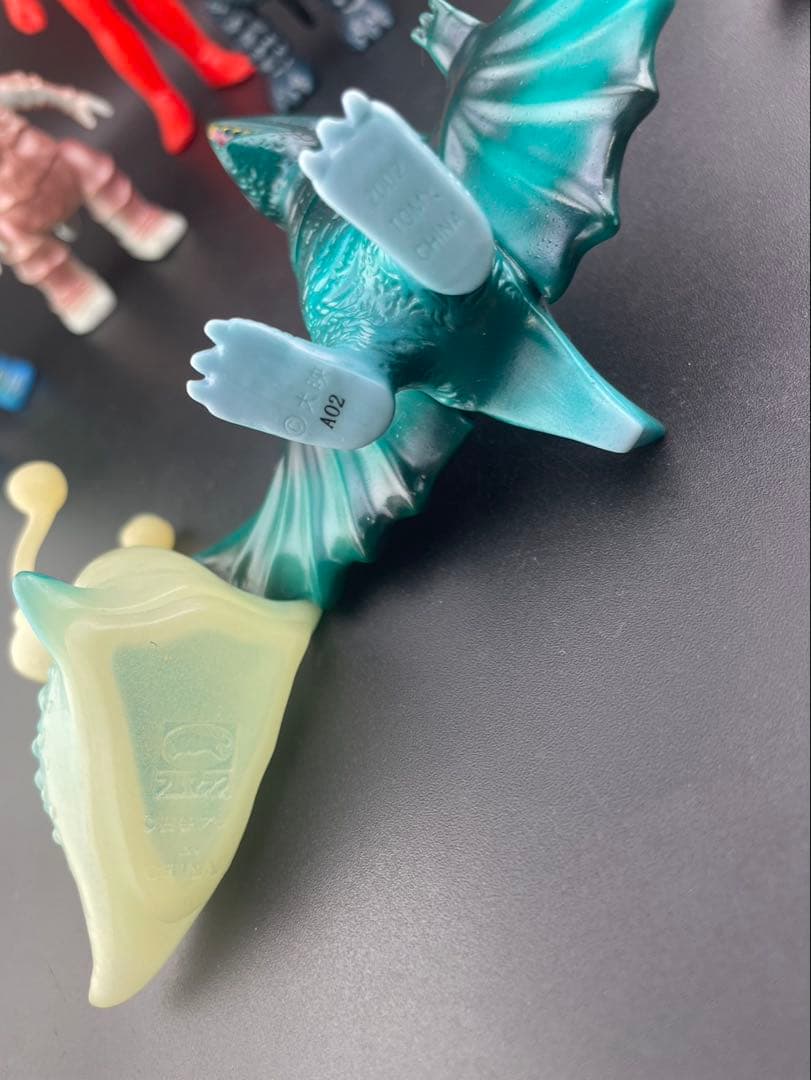 【中古品】まとめ売り　10点　新ブルマァク魂　全長約9cm メルサン　円谷