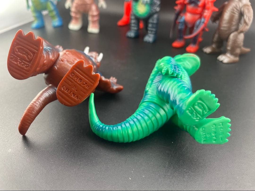 【中古品】まとめ売り　10点　新ブルマァク魂　全長約9cm メルサン　円谷