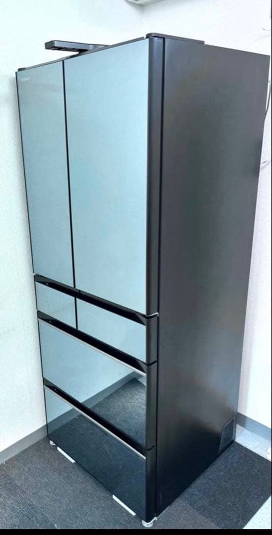 日立 R-HCC62S ブラック 冷蔵庫 620L