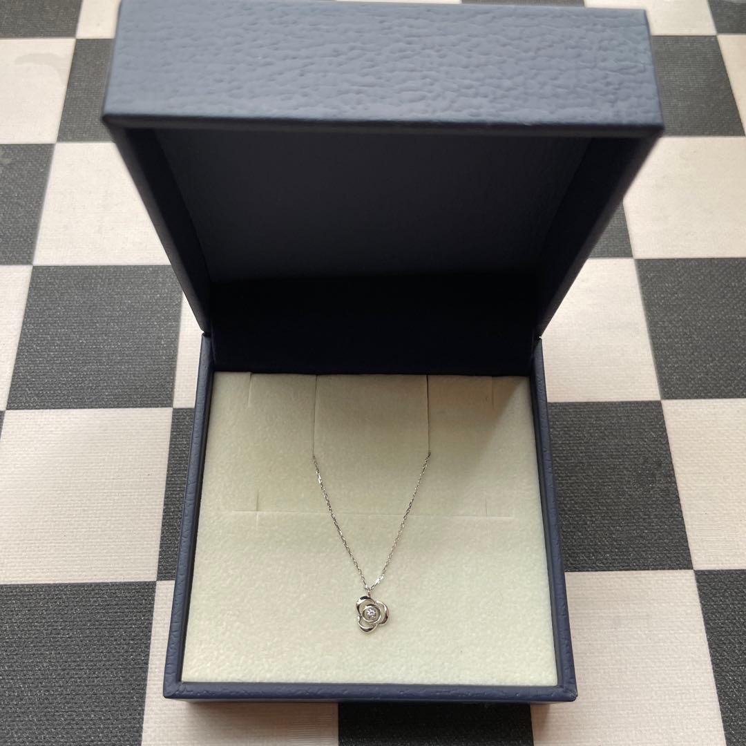 k10 ホワイトゴールド　ダイヤモンド　チェーン約40cm ヴァンドーム青山
