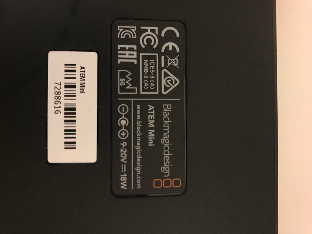 Blackmagic Design ATEM Mini. セット