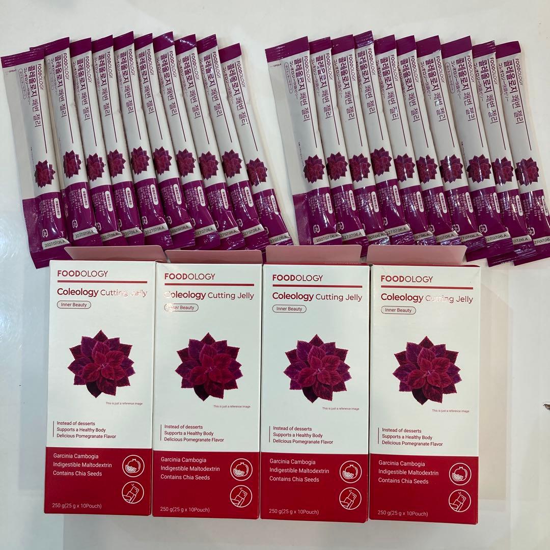 FOODOLOGY フードオロジー ゼリー　コレオロジー4箱+快腸ゼリー20本