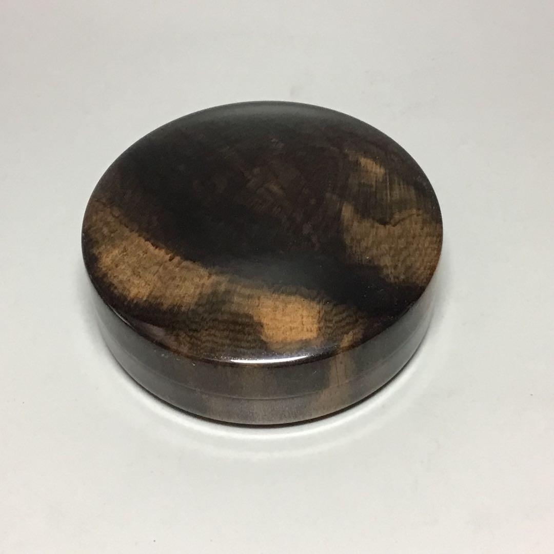 黒柿つくり　小物　ミニ食蘢　香合にも