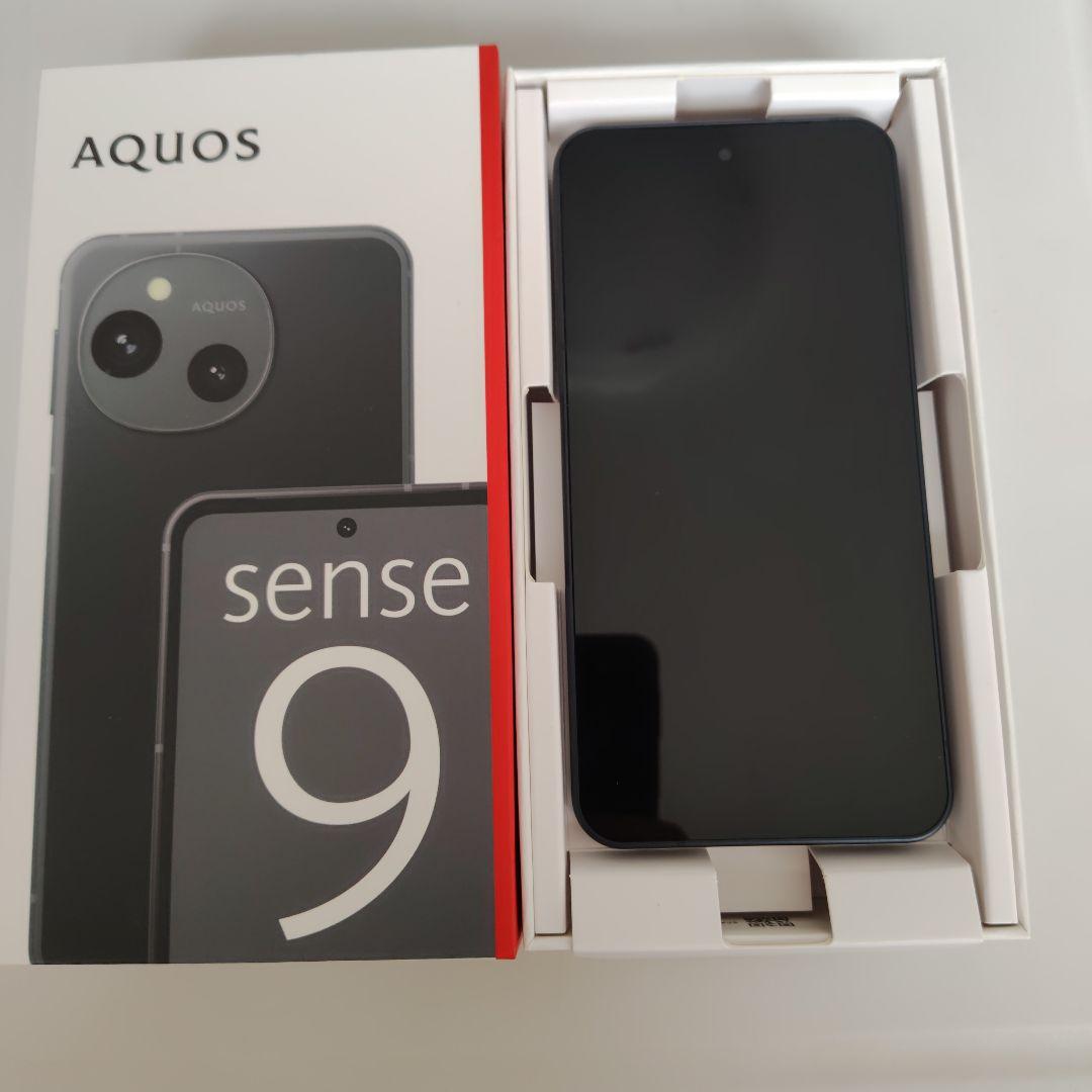 【SH-53E・美品】AQUOS sense9 ブラック 6GB/128GB