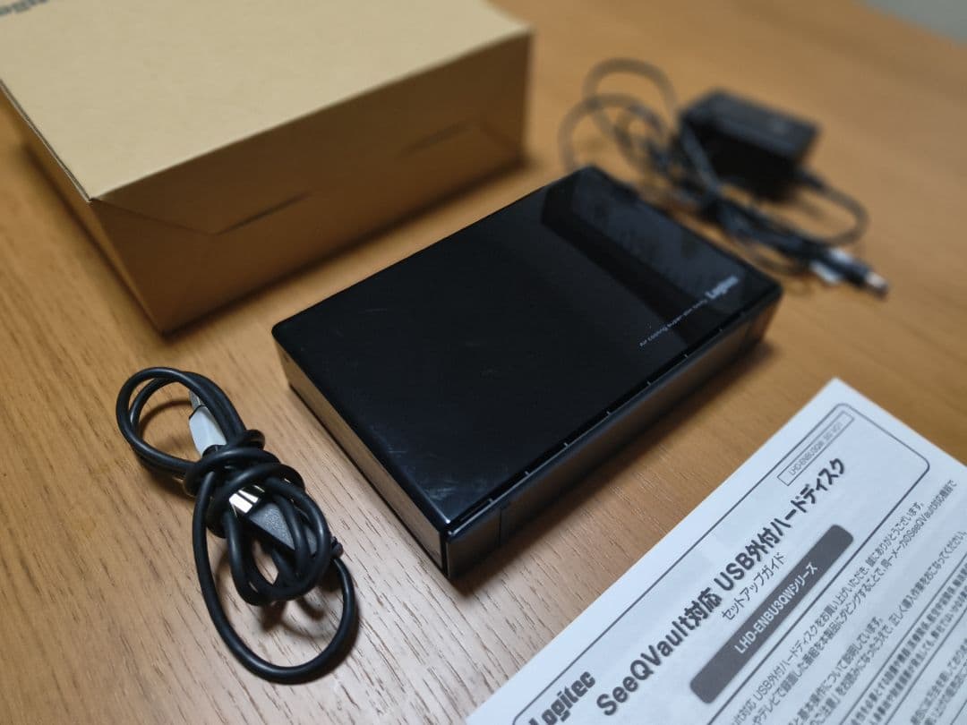 Logitec LHD-EN40U3QW 外付けハードディスク