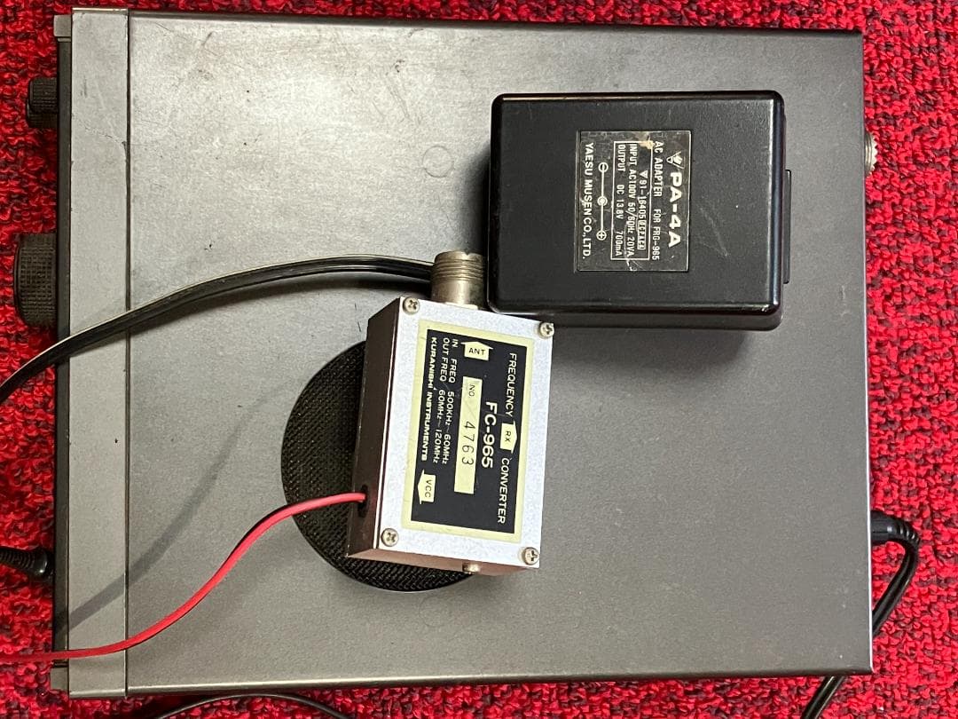 動作確認済み YAESU FRG-965通信型 広帯域受信機＆FC-965
