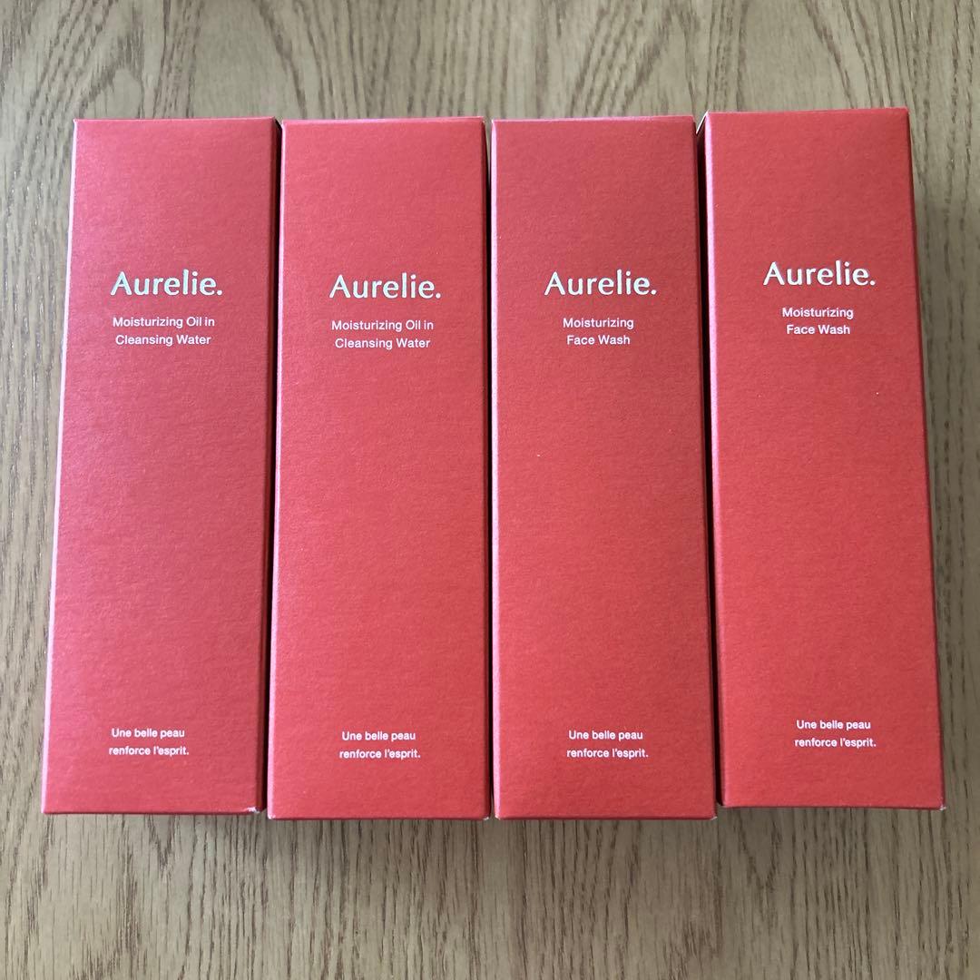 Aurelie. オレリー メイク落とし＆洗顔料 各2本セット