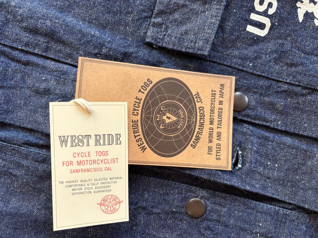 WEST RIDE CYCLE TOGS デニム カバーオール