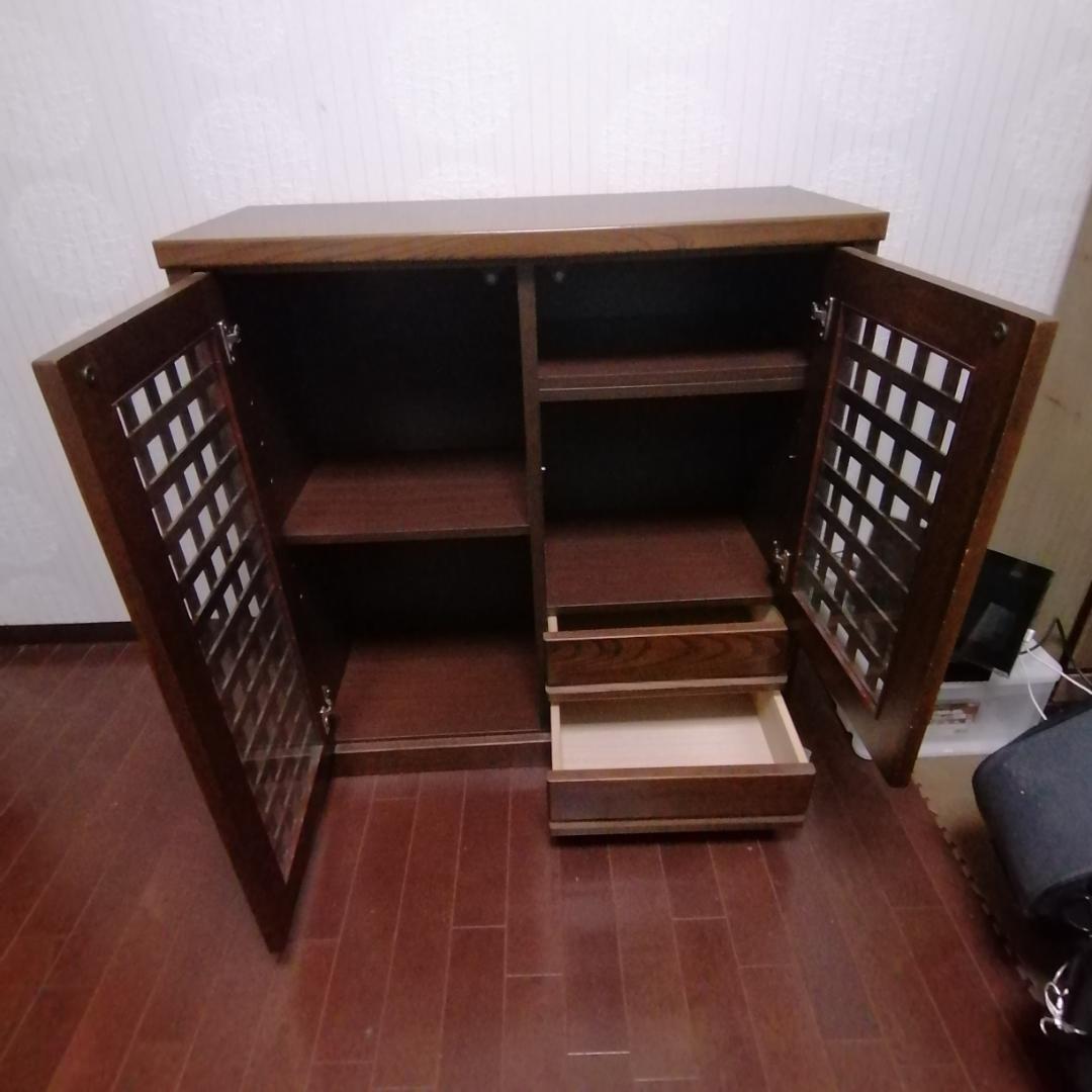 神奈川　和モダン　美品　本棚　W80.5✕D35✕H89　ブックシェルフ