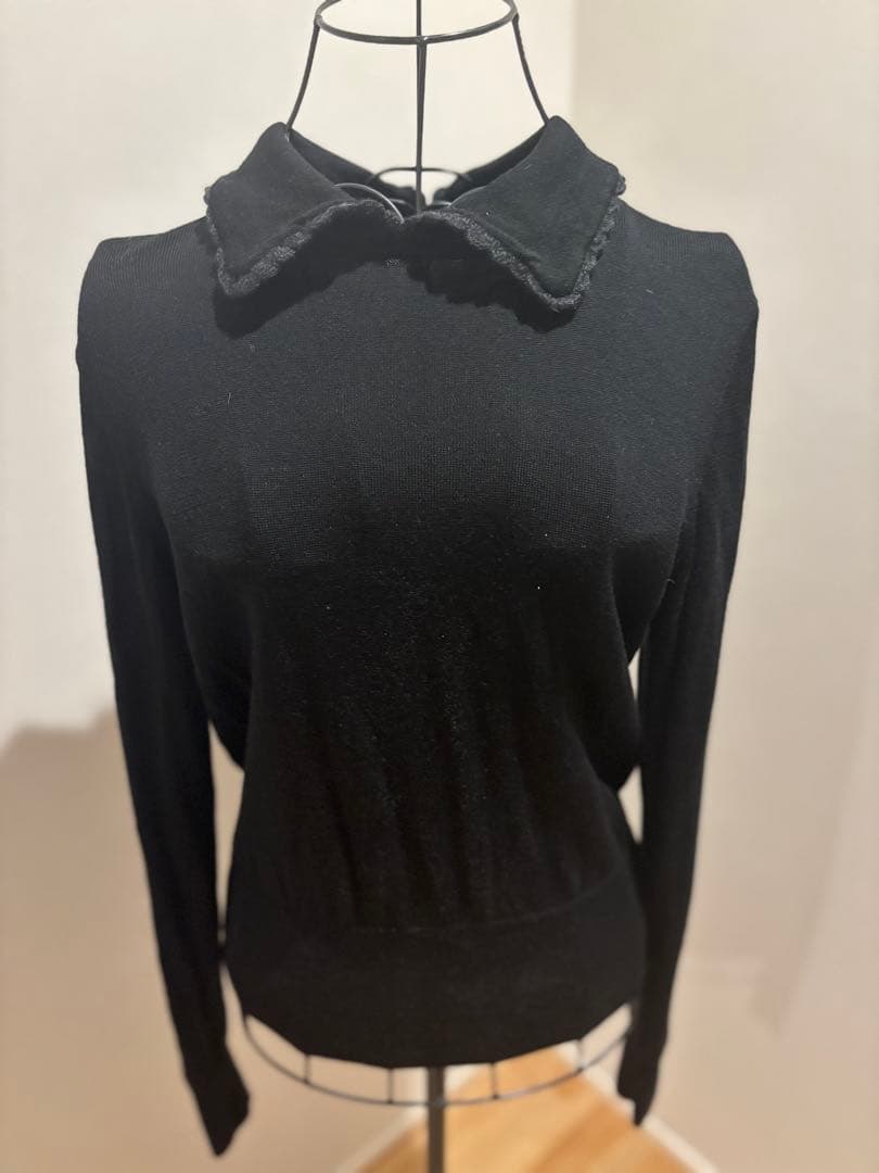 よっぴ　united arrows ミックスヤーン　ベスト　　レディニット