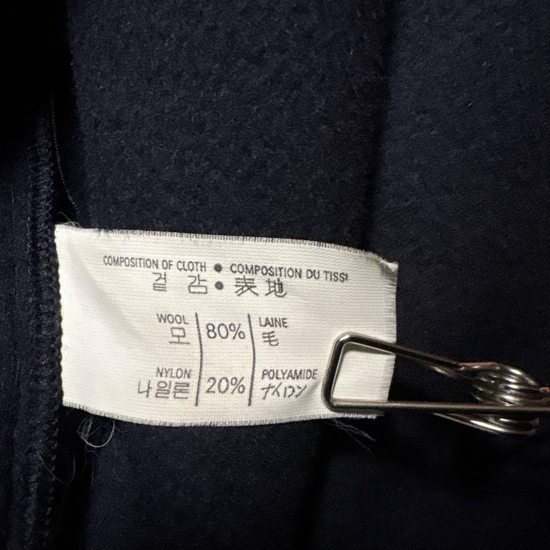 グローバーオール✨　ダッフルコート　白タグ　ネイビー　ウール　XL
