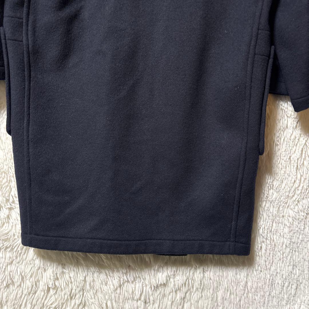 グローバーオール✨　ダッフルコート　白タグ　ネイビー　ウール　XL