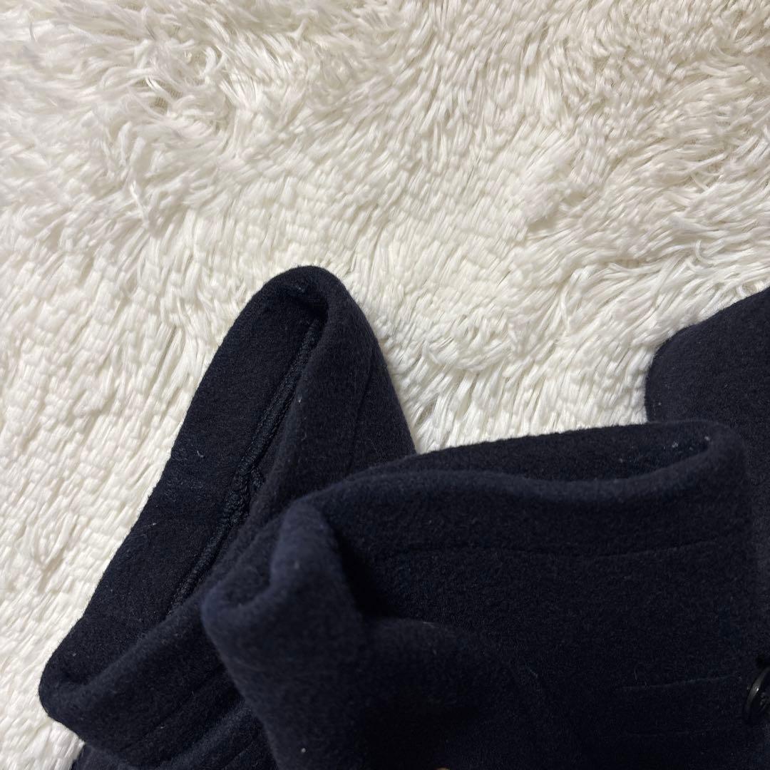 グローバーオール✨　ダッフルコート　白タグ　ネイビー　ウール　XL