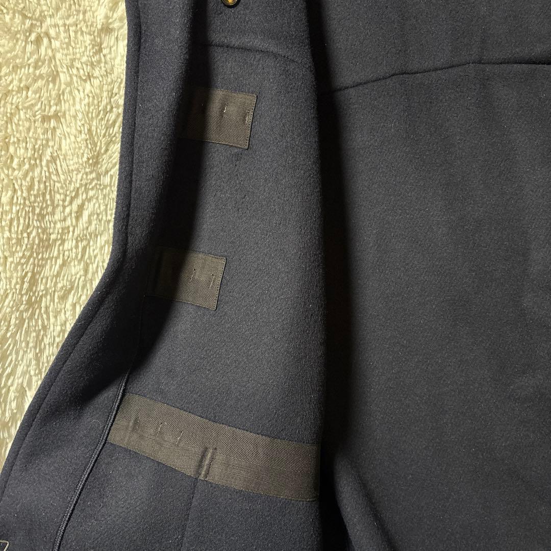 グローバーオール✨　ダッフルコート　白タグ　ネイビー　ウール　XL