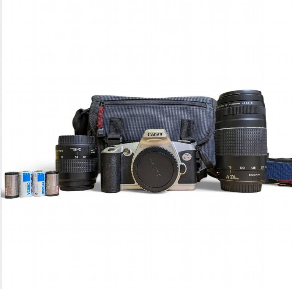 カメラ 一式 豪華セット！ 初心者向け 専用バッグ付 レンズ 2種類 Canon