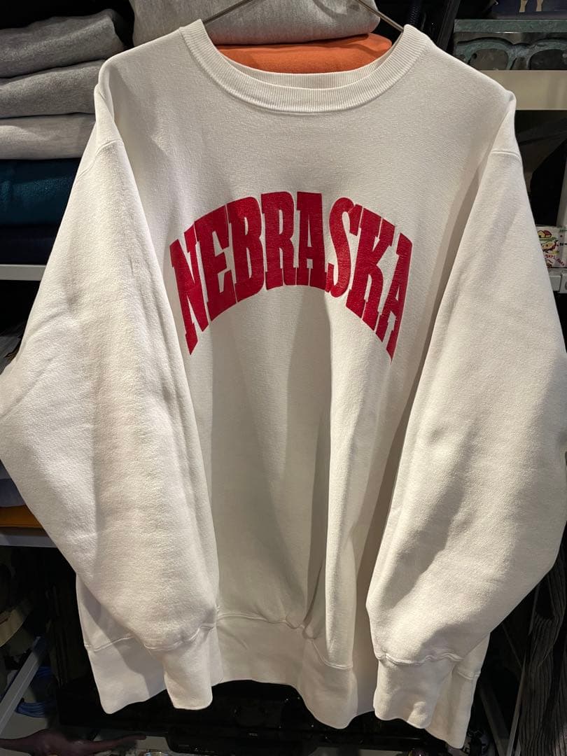 【美品　ビッグサイズ】チャンピオン　リバースウィーブ　ネブラスカNEBRASKA