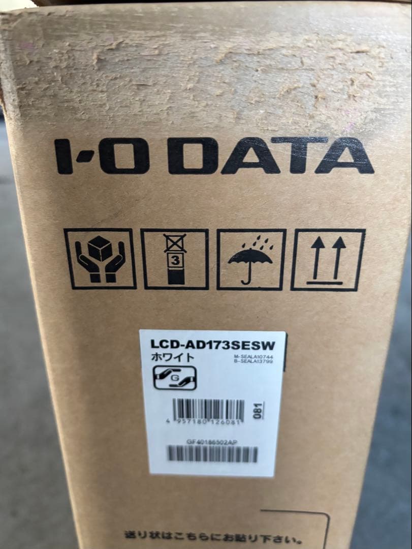 I-O DATA LCD-AD173SESW 17型液晶ディスプレイ