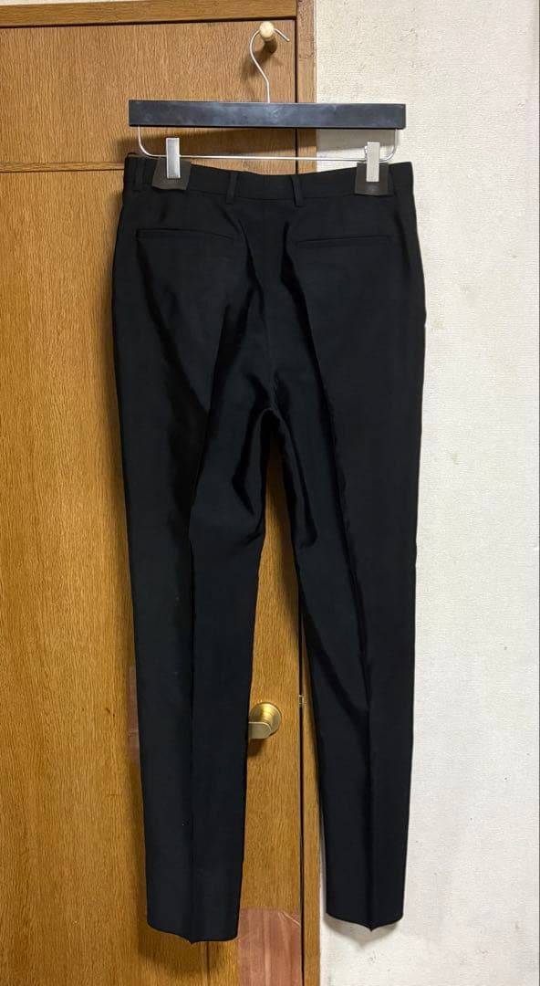 チ*プ様 SAINT LAURENT PARIS \"ハイウエストウールスラックス