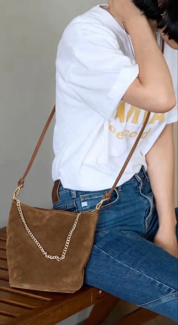 別注 2WAY チェーンショルダーバケツ型バッグ