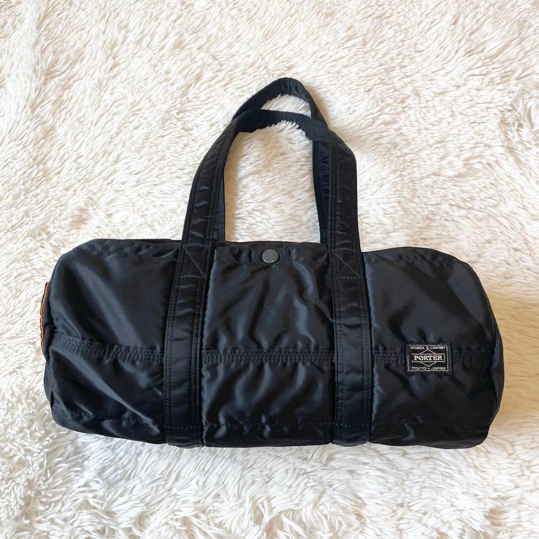PORTER 吉田カバン タンカー ミニボストン ドラムバッグ ブラック 日本製