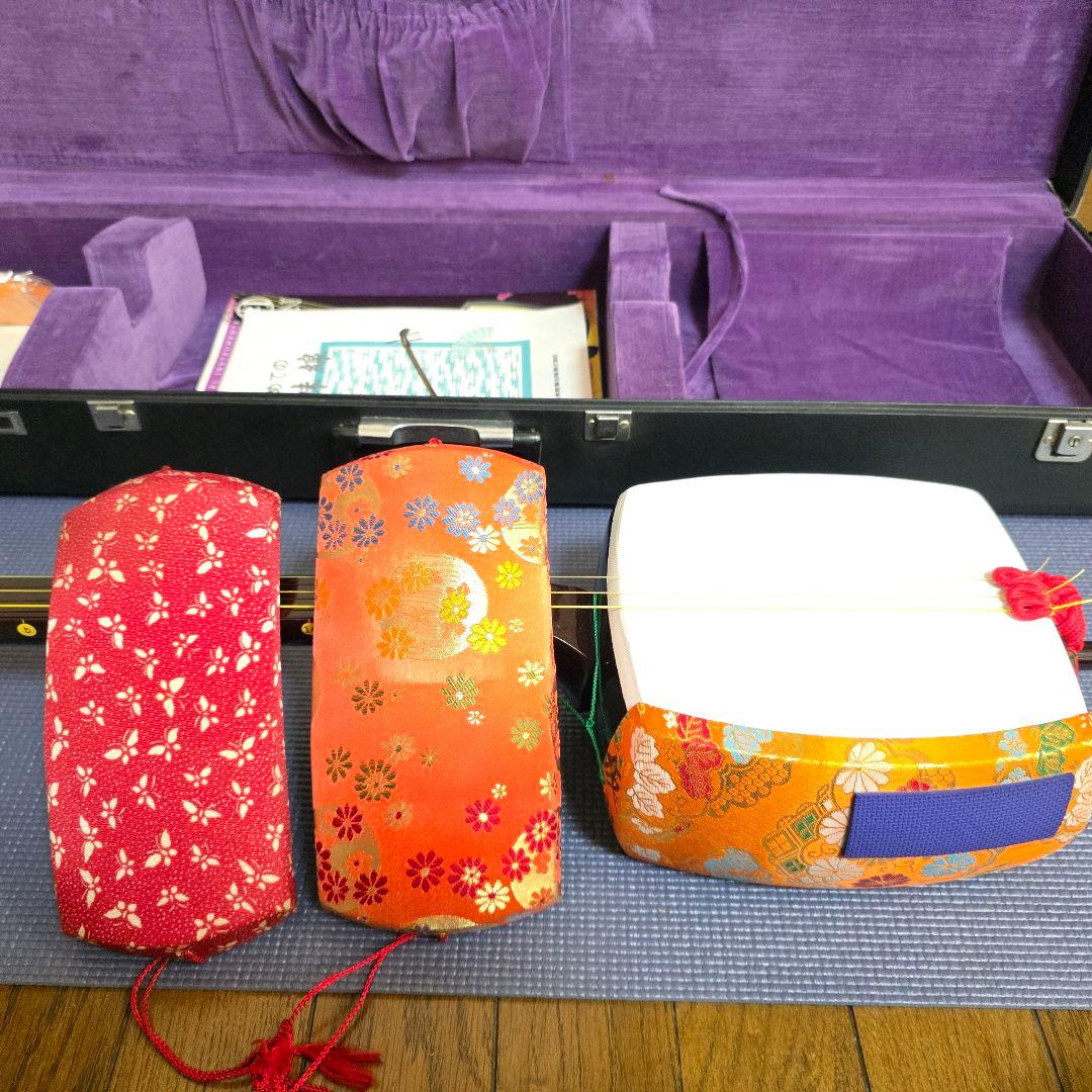 SUZUKI 三味線 【あやめ】スズキ　鍵付きハードケース　初心者セット