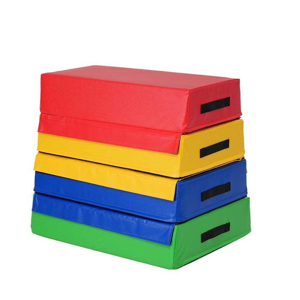 跳び箱 ソフト飛び箱 とび箱 ジョイント式とびばこ子供運動 自宅家庭用4段セット