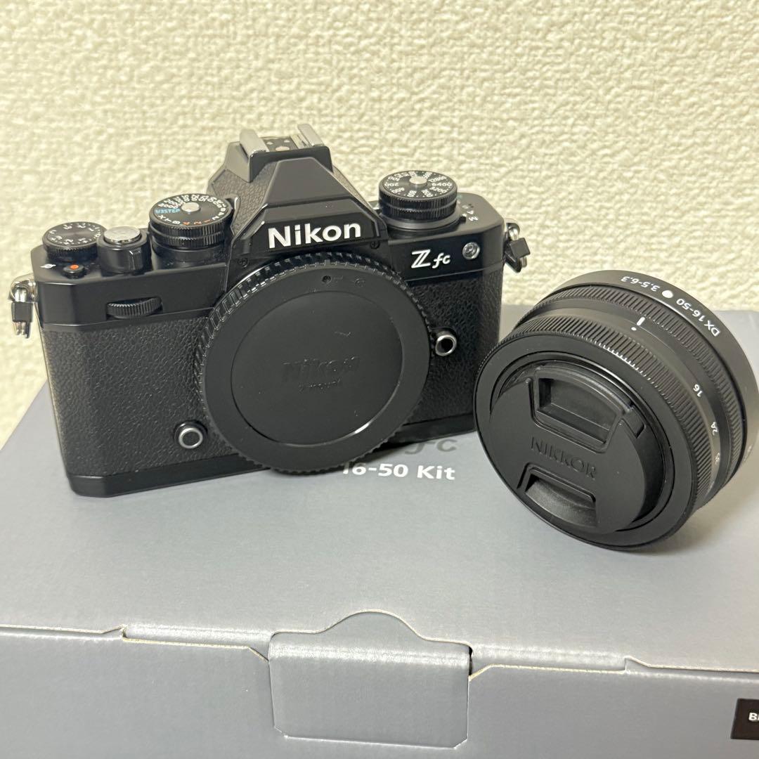 【美品】Nikon Zfc 16-50 VR レンズキット ブラック　備品付き⭐︎