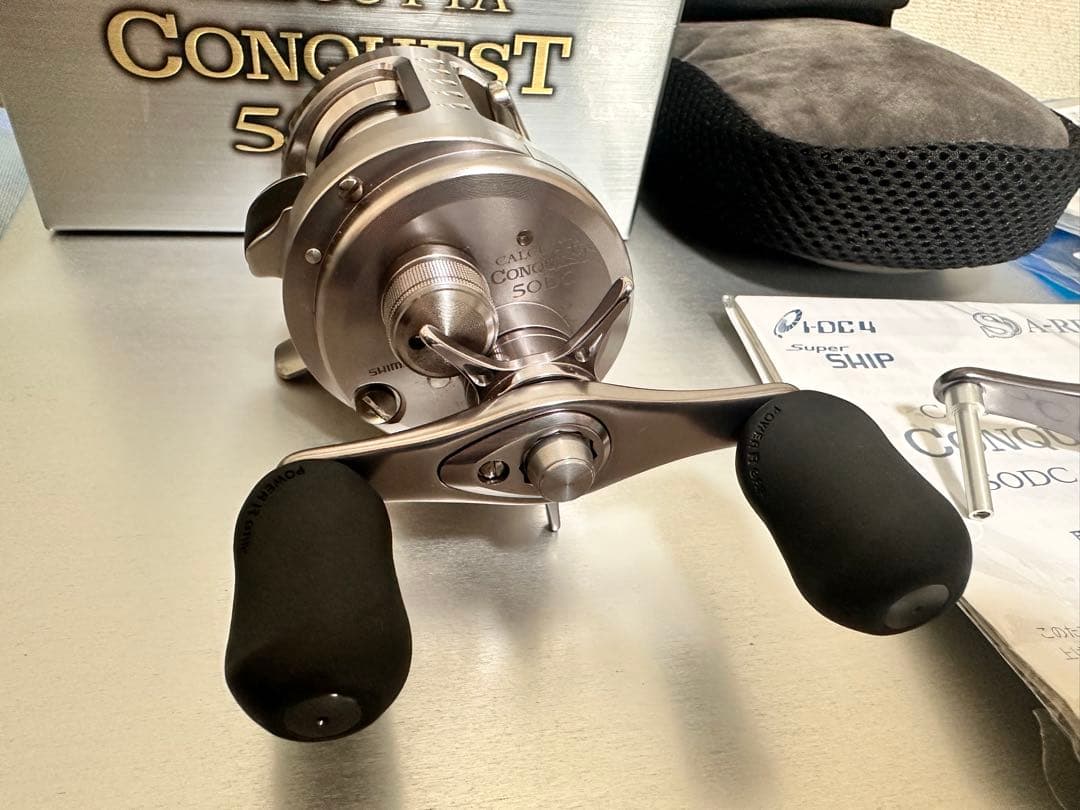シマノ　11カルカッタコンクエスト50DC 美品　おまけ多数