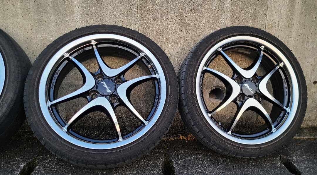 K502②エンケイ　ビックエンドクロイツ　アルミホイール　ホイル2本セット