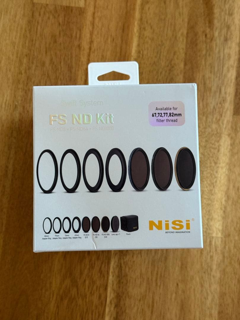 NiSi SWIFT FS NDキット(8+64+1000) 67-82mm