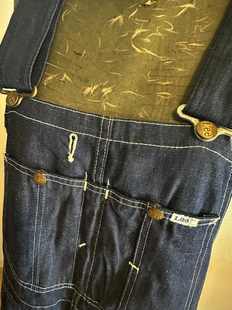 70s Lee USA OVERALL VINTAGE XL-XXL 濃紺 希少