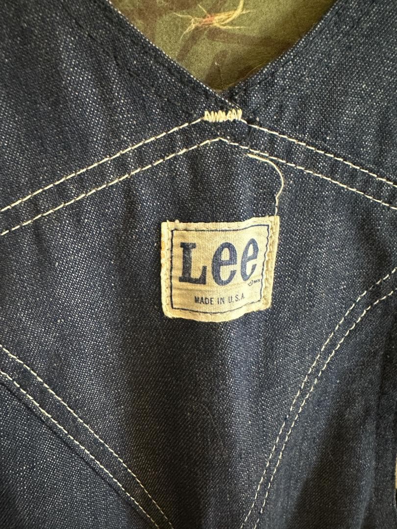 70s Lee USA OVERALL VINTAGE XL-XXL 濃紺 希少